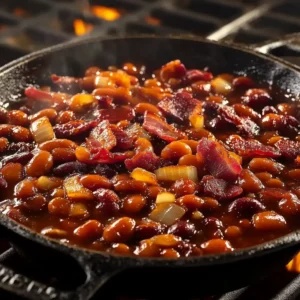 BBQ Baked Beans on the Grill
