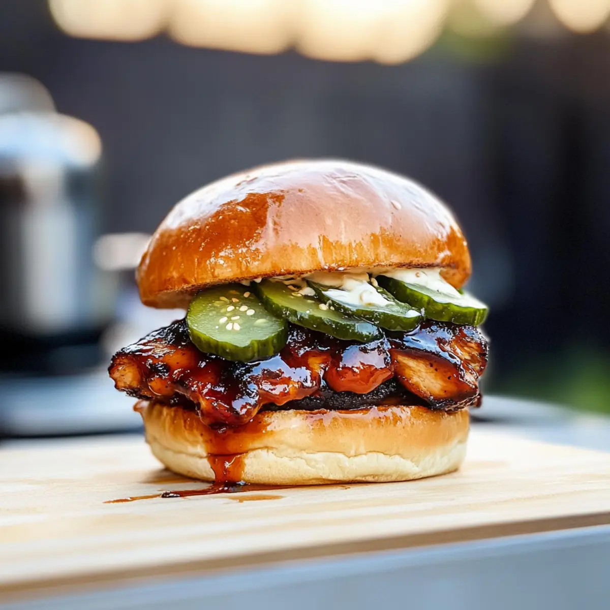 Korean BBQ Grilled Chicken Sandwich