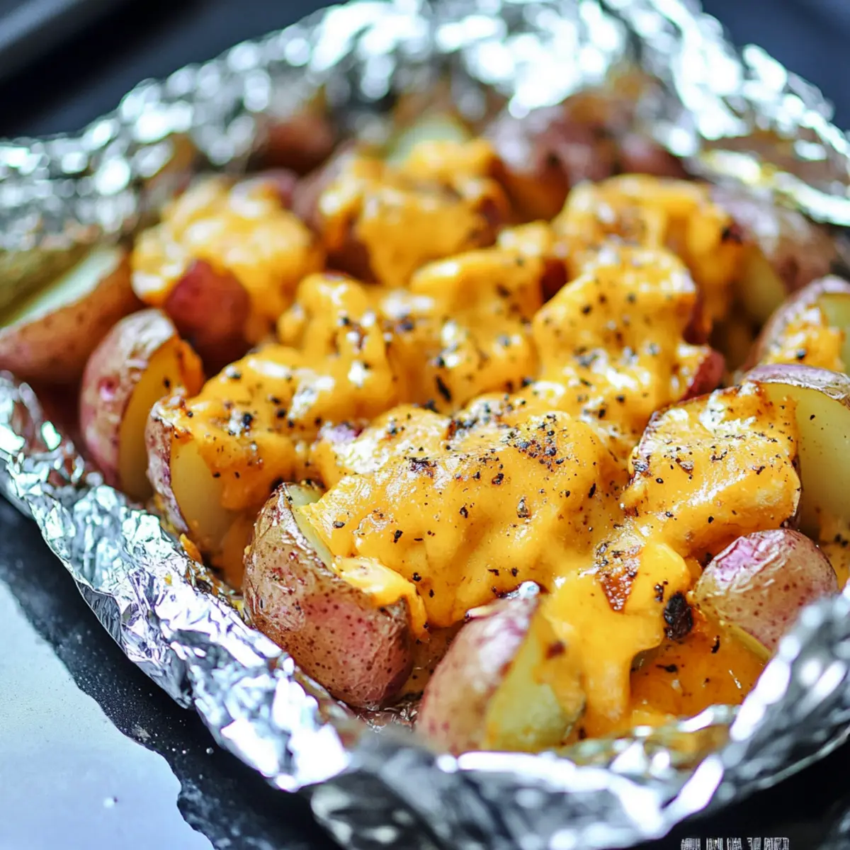 Cheesy Ranch Potato Foil Packs