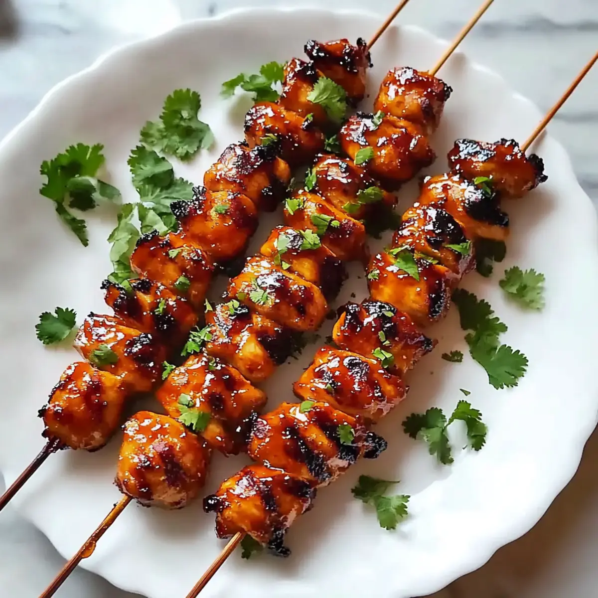 Sweet Chili Chicken Skewers