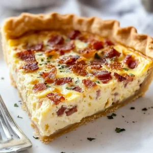 Quiche Lorraine for brunch