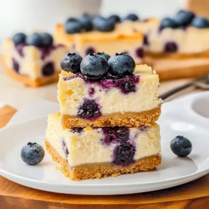 Blueberry Cheesecake Bars