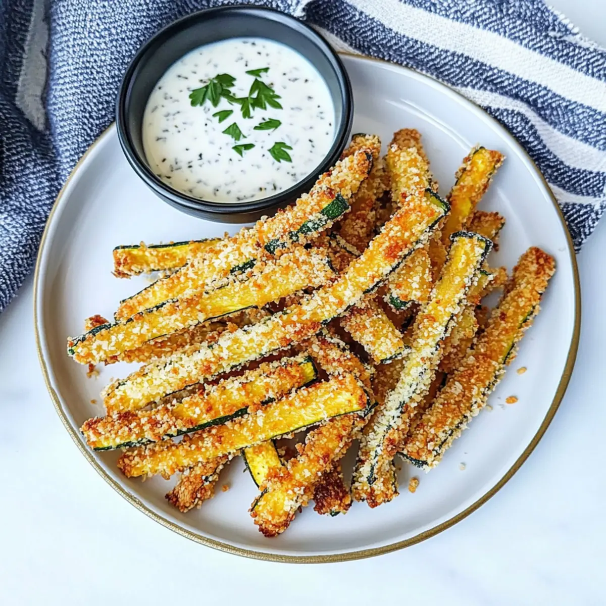 Parmesan Zucchini Fries
