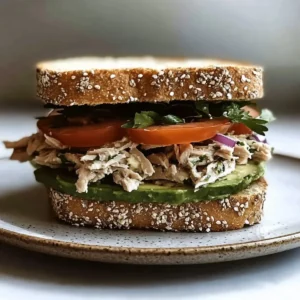 Spicy Tunacado Sandwich