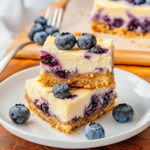 Blueberry Cheesecake Bars