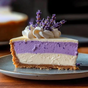 Honey Lavender Cheesecake
