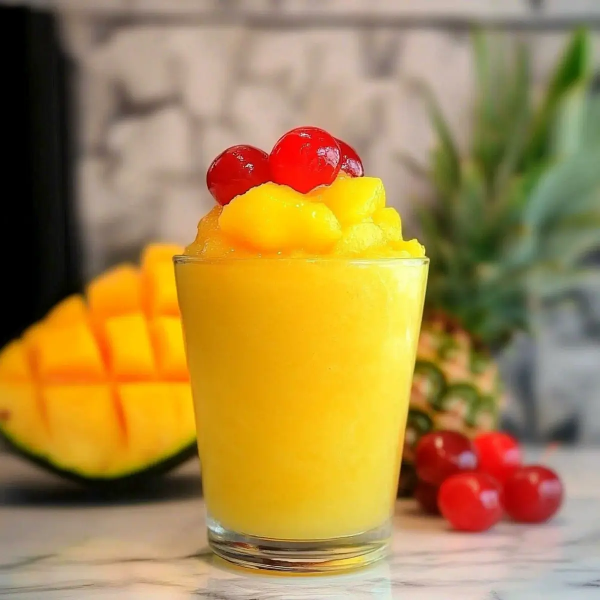 Mango & Pineapple Tropical Slushies