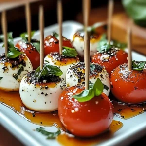 Fresh Mini Caprese Bites