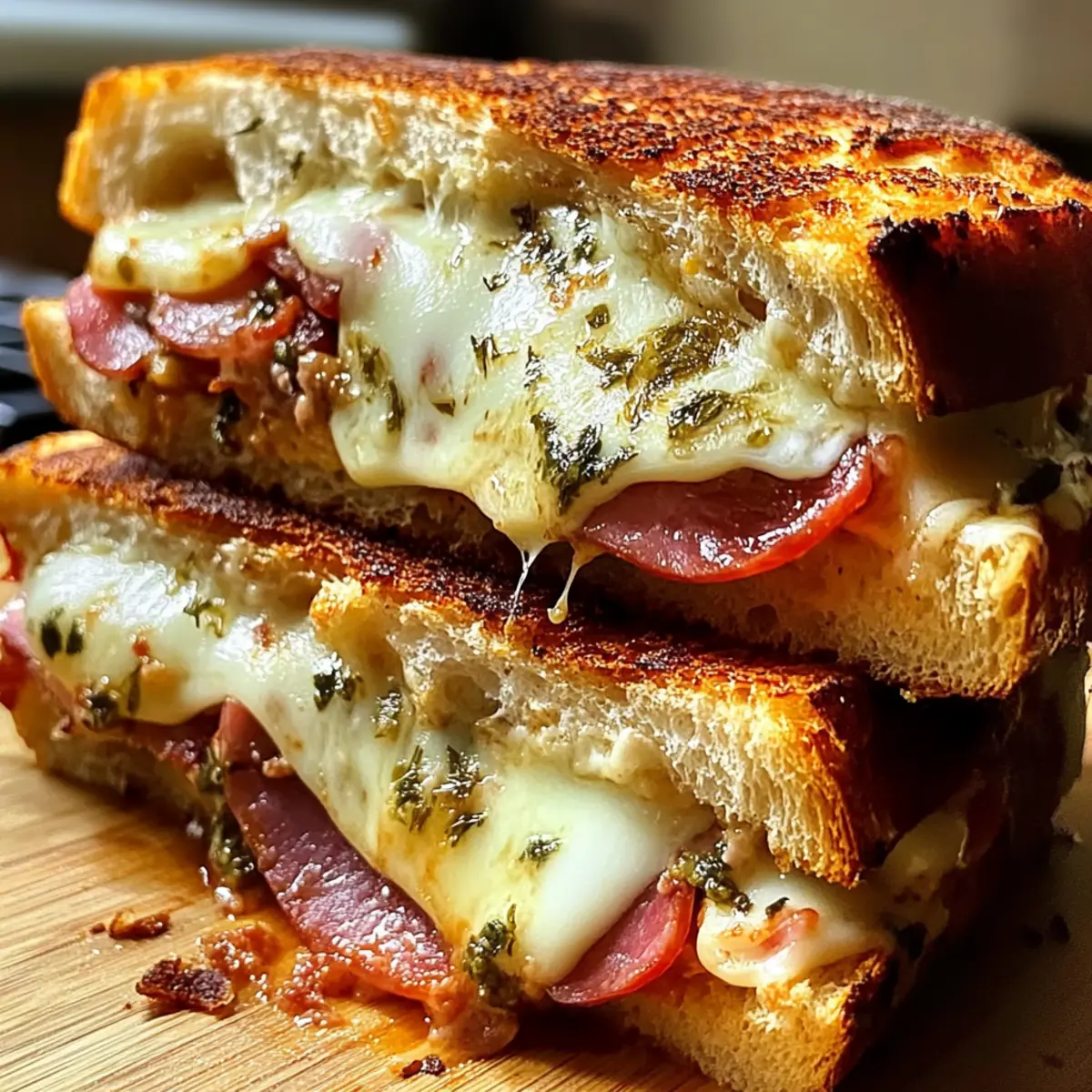 Baked Italian Sub Sandwiches