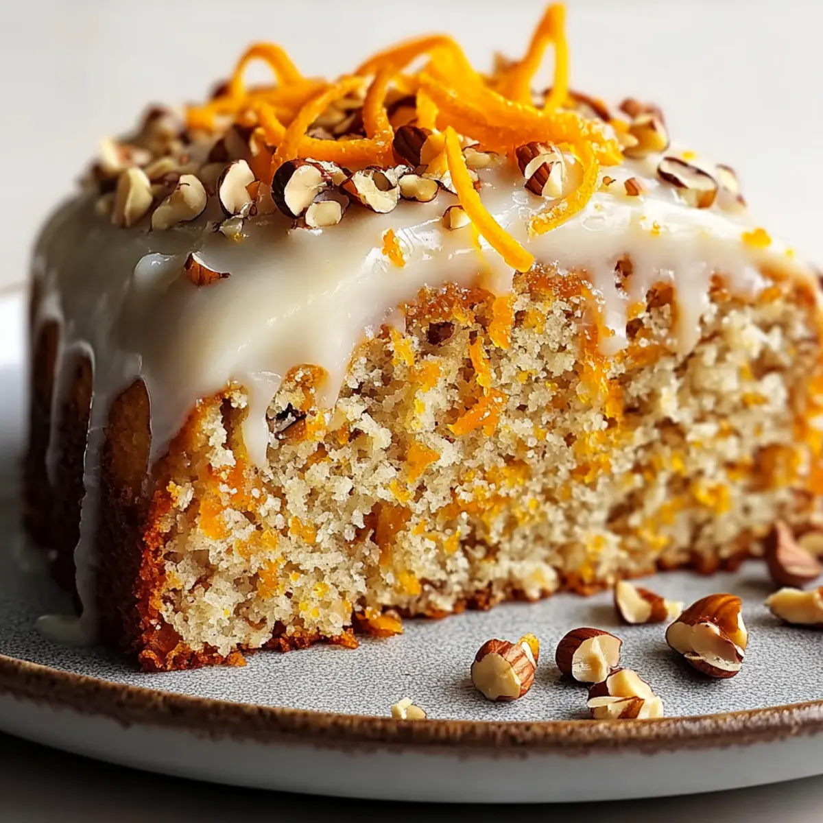 Orange Hazelnut Cake