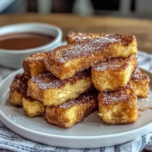 brunch idea French Toast Sticks with Cinnamon Sugar