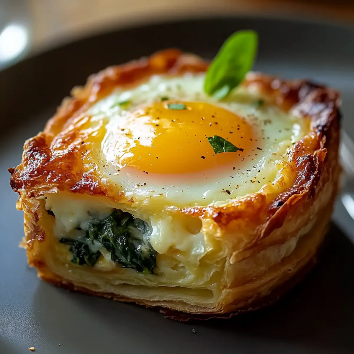 brunch idea Baked Eggs Napoleon