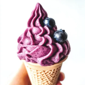 Blueberry Frozen Yogurt