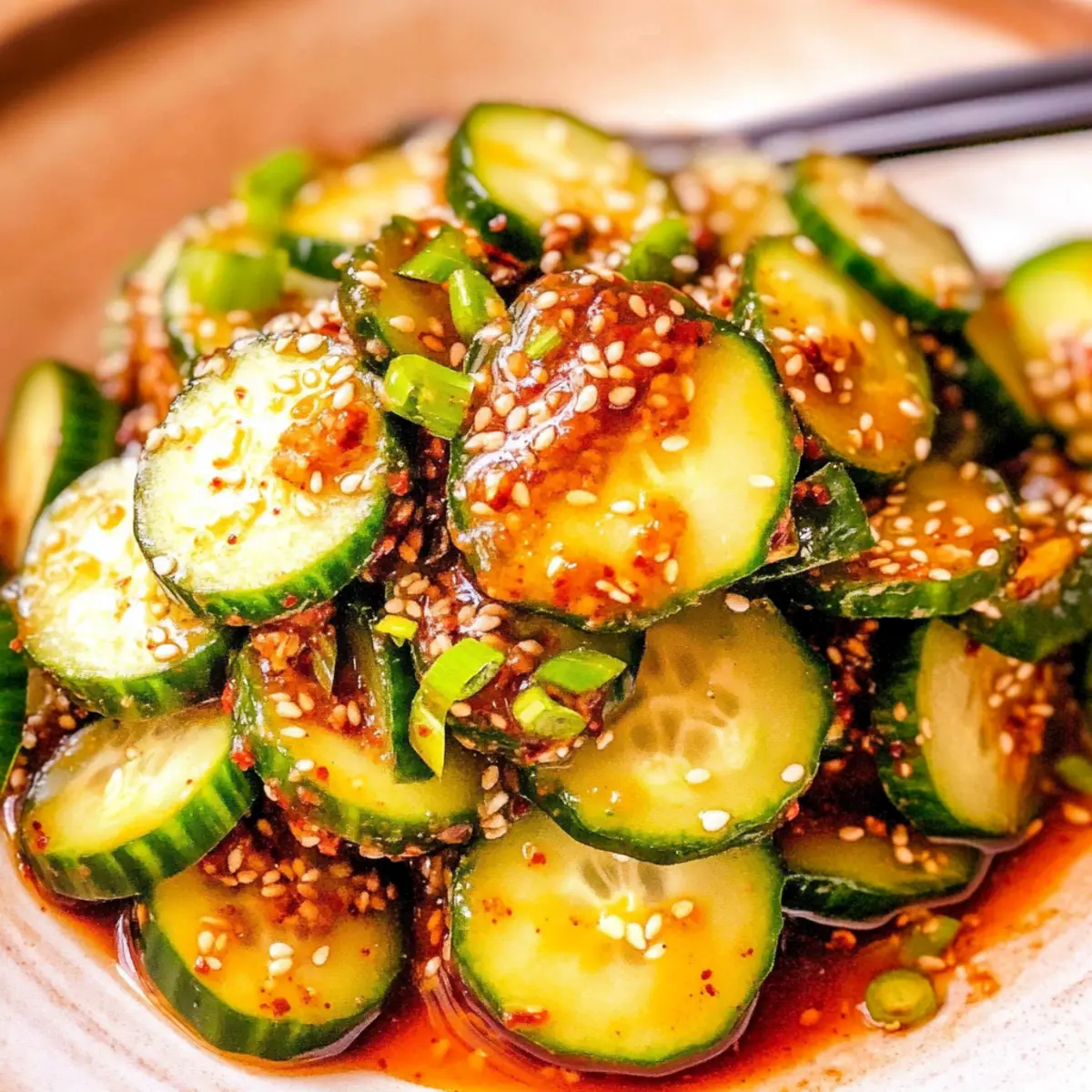 Spicy Korean Cucumber Salad