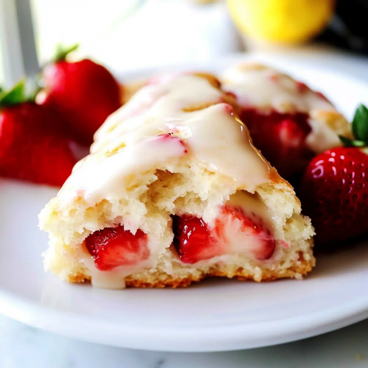 Strawberry Scones