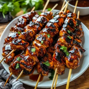 Honey Chipotle Grilled Chicken Skewers