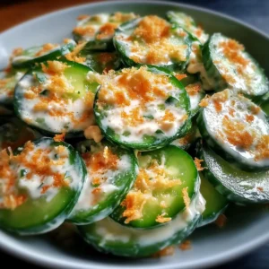 Jalapeno Popper Cucumber Salad