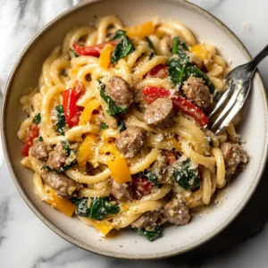Sausage and Peppers Pasta