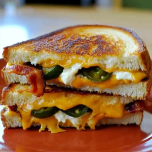 Jalapeno Popper Grilled Cheese
