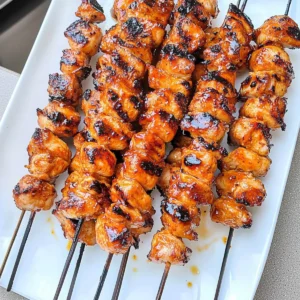 Chicken Skewers With Sweet Chili Sauce