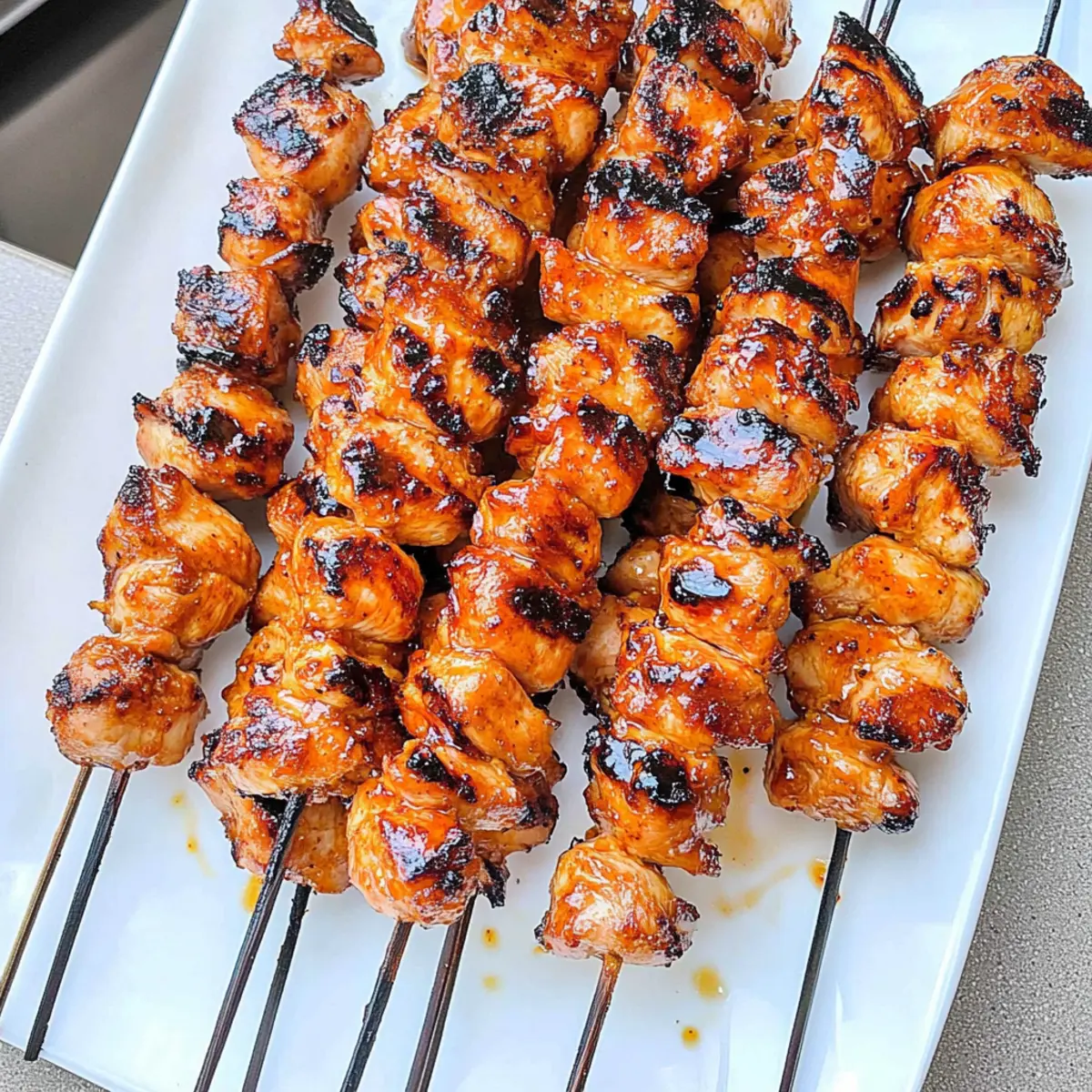Chicken Skewers With Sweet Chili Sauce