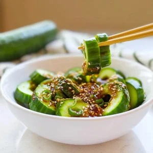 Viral Asian Cucumber Salad