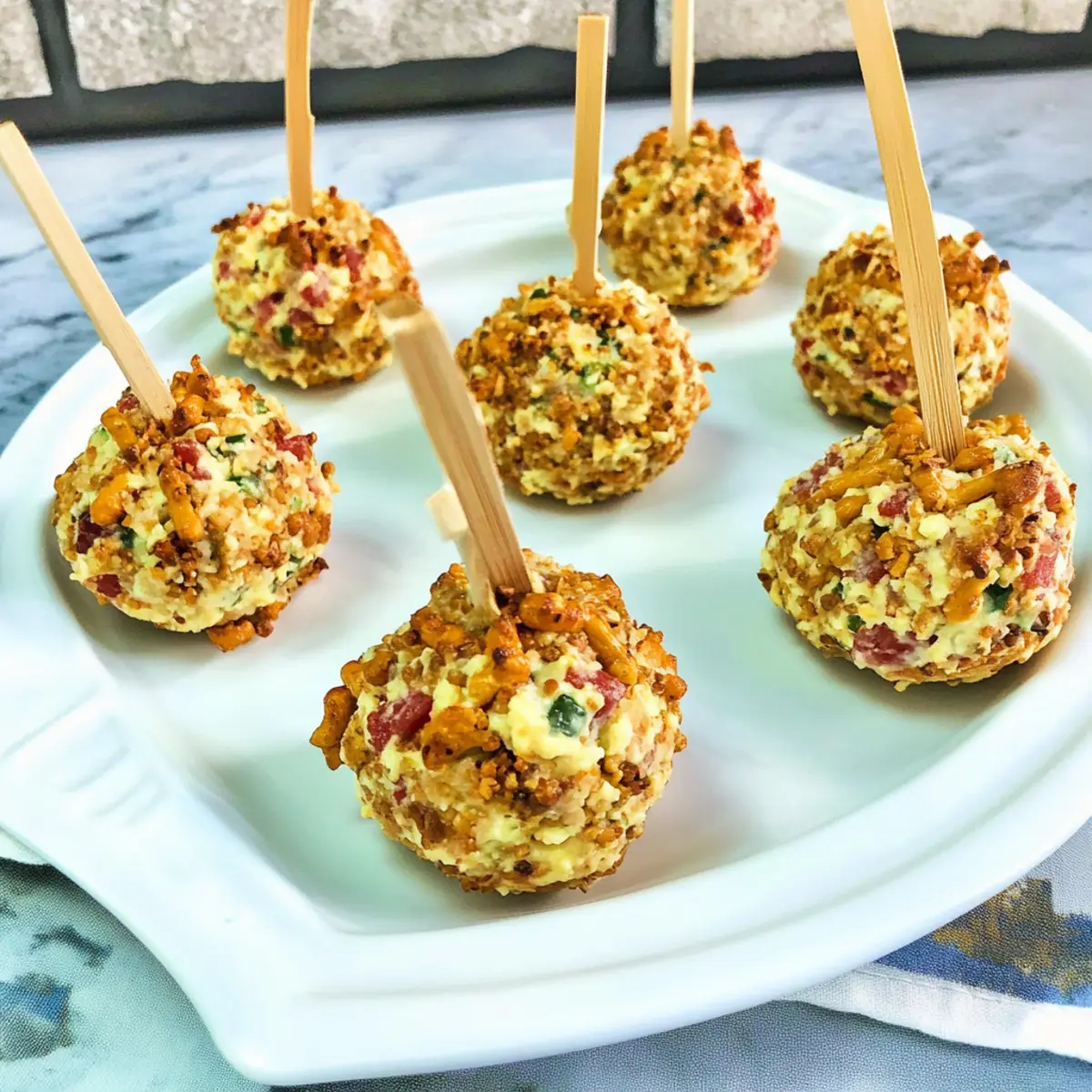 Jalapeno Cheese Ball Bites