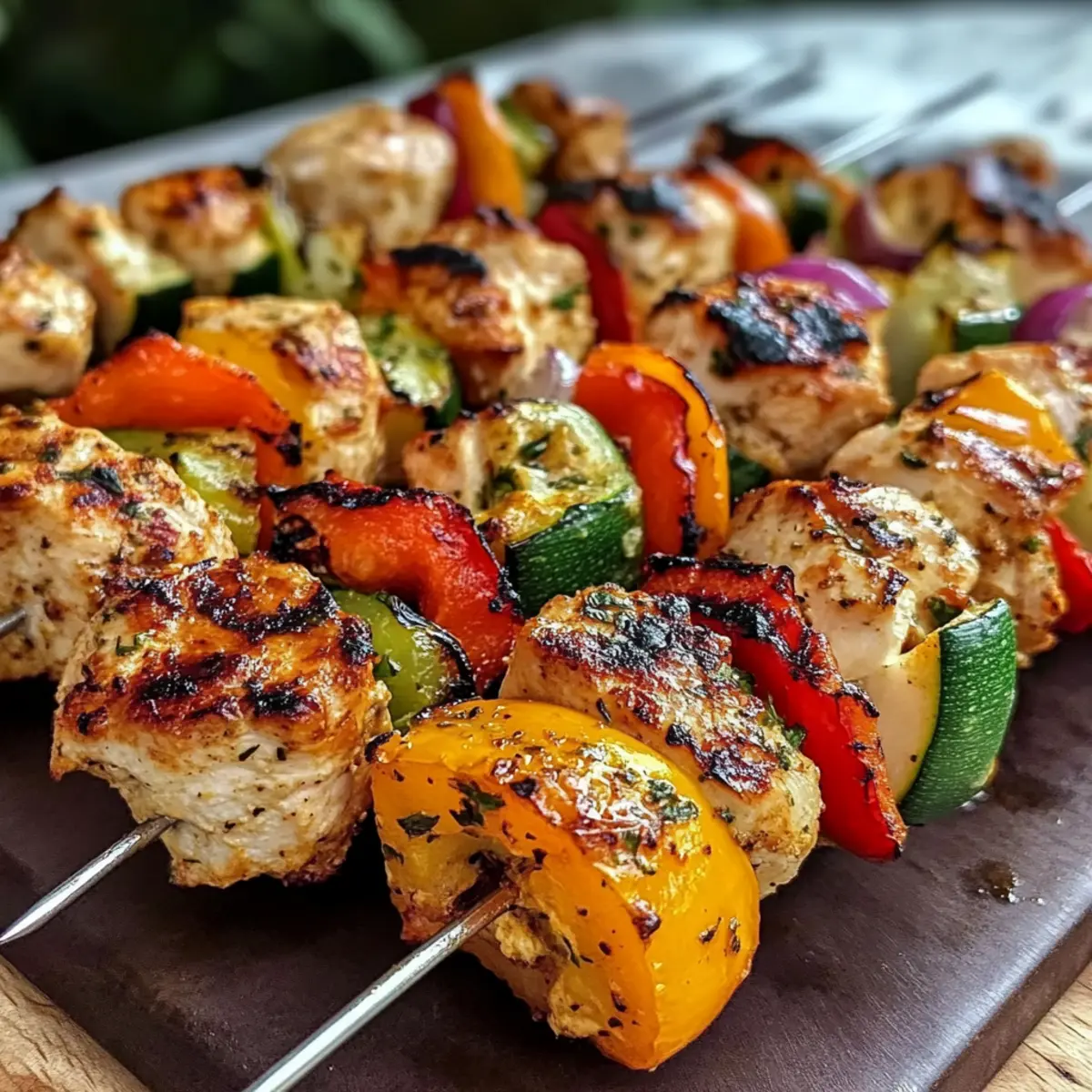 Grilled Chicken Kabobs