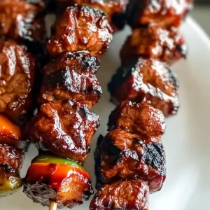 Grilled Teriyaki Steak Kabobs