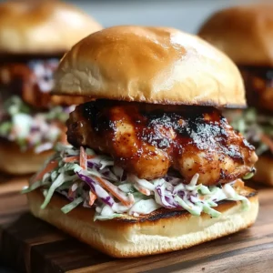 Honey Chipotle Chicken Sliders