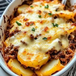Hobo Casserole with Ground Beef & Potatoes