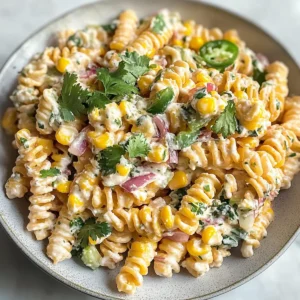 Fresh Mexican Street Corn Pasta Salad