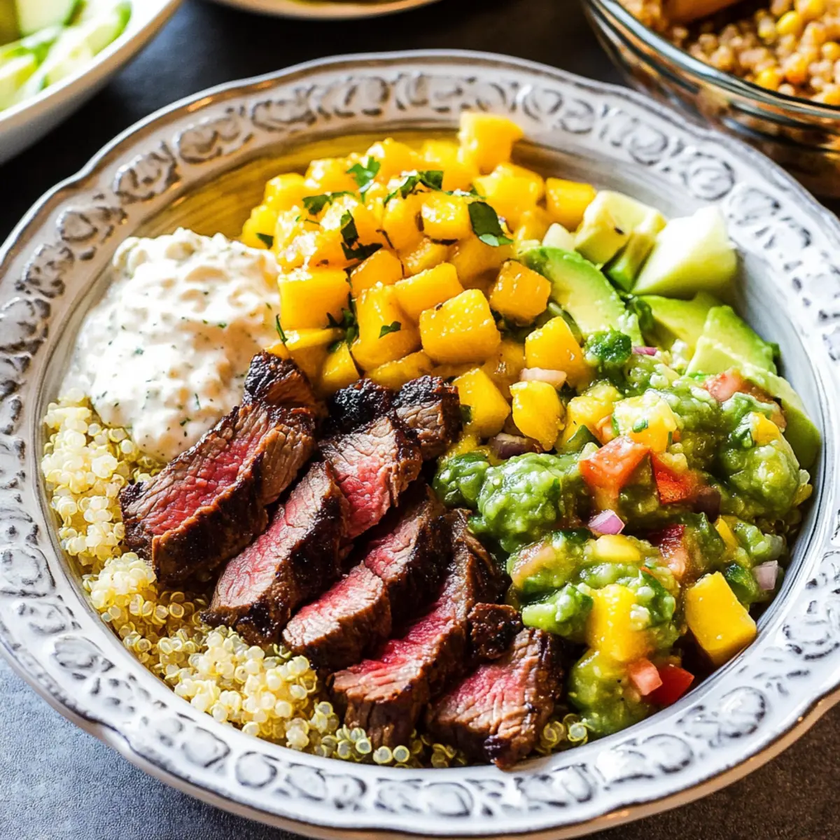Grilled Steak Burrito Bowls