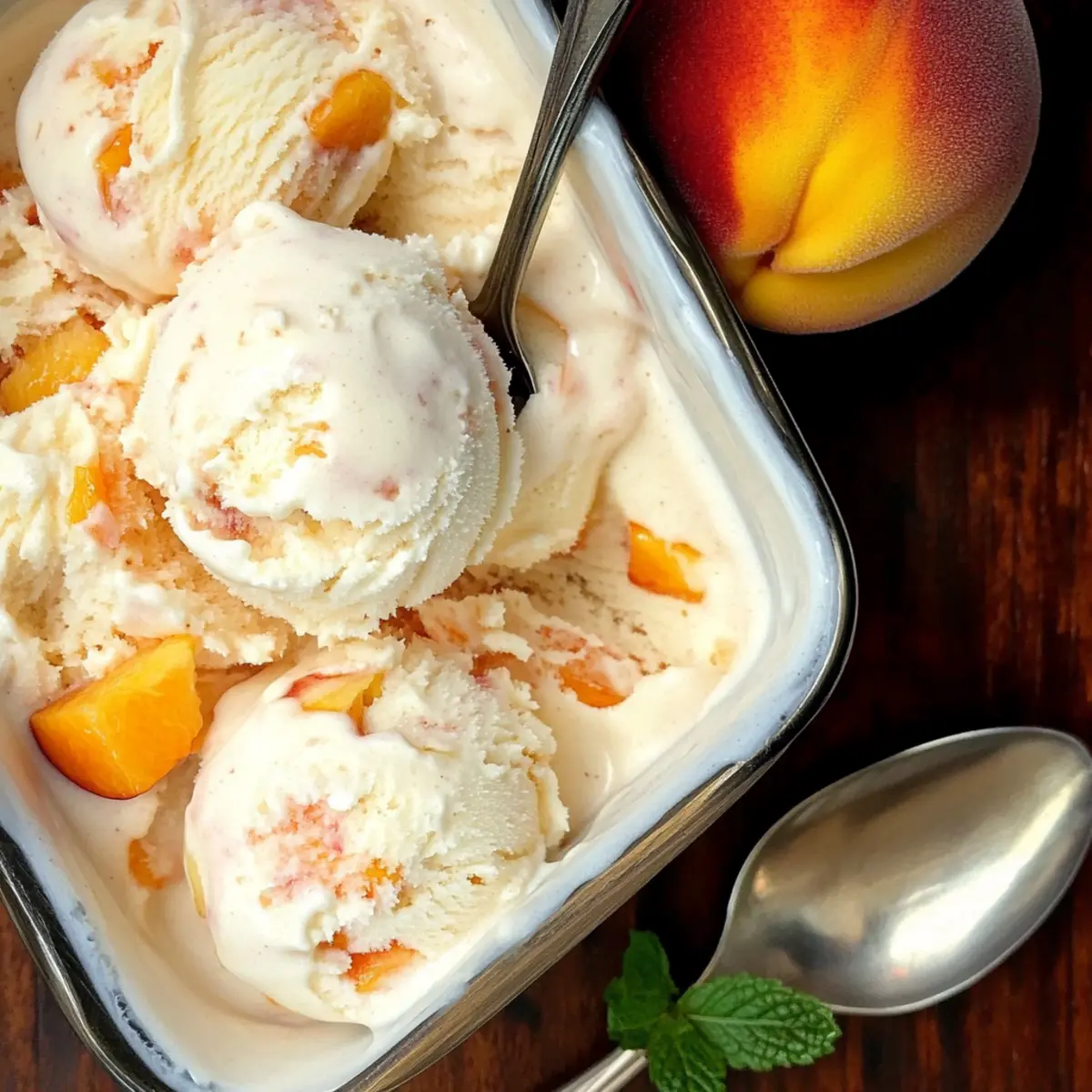 Peach Ice Cream