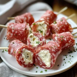 Salami Roll Ups