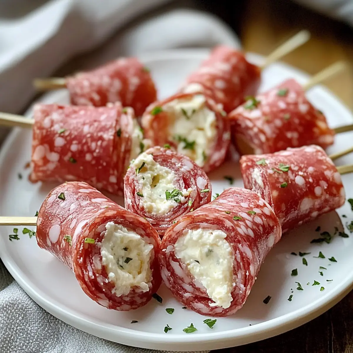 Salami Roll Ups