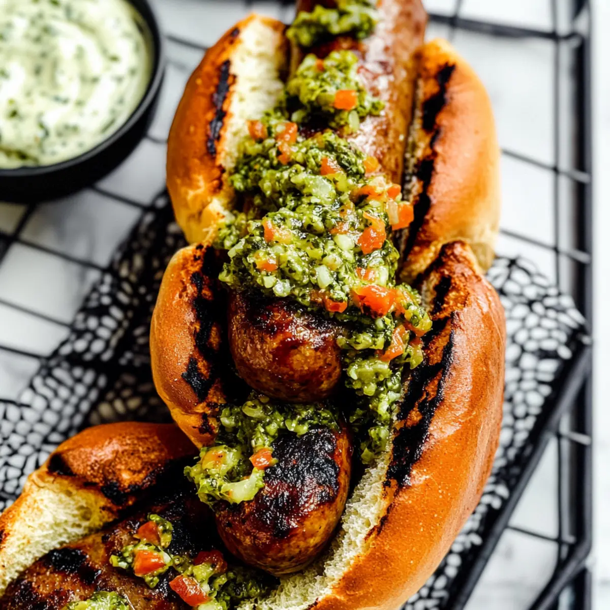 Grilled Italian Sausage Sandwiches