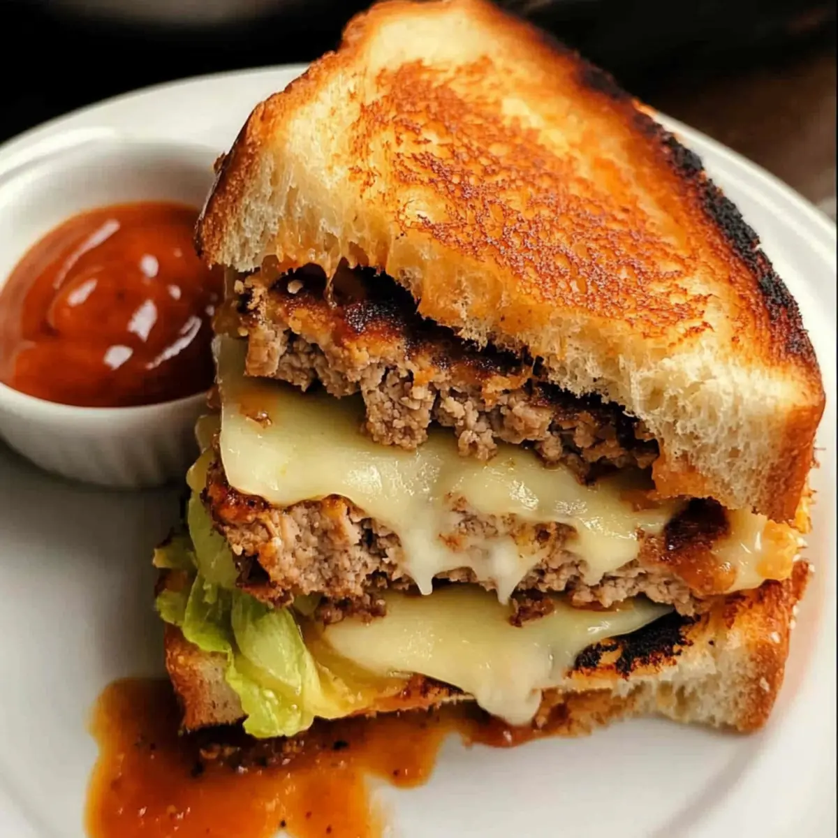 Grilled Meatloaf Sandwich