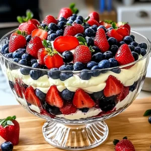 Red White Blue Cheesecake Salad