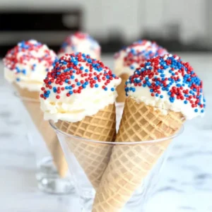 4th of July Ice Cream Cones