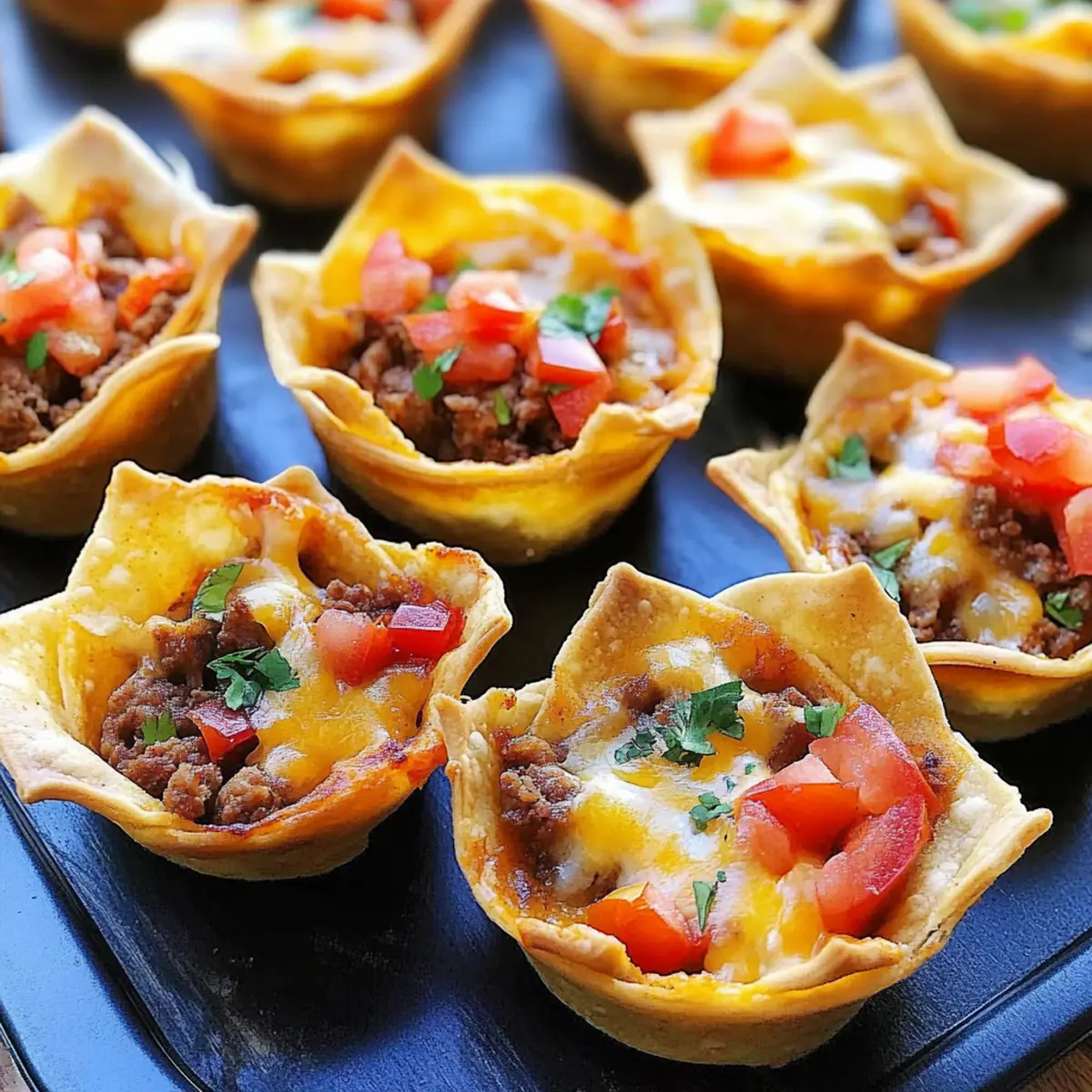 Crunchy Taco Cups