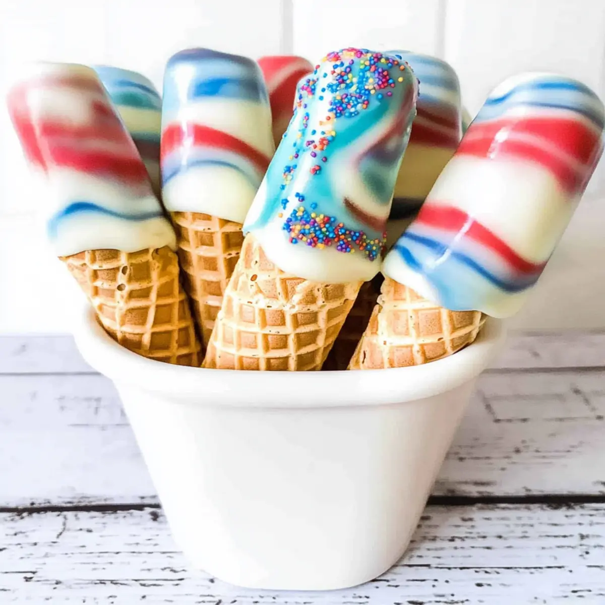 Dipped Sugar Cones