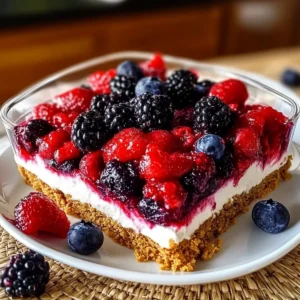 No-Bake Mixed Berry