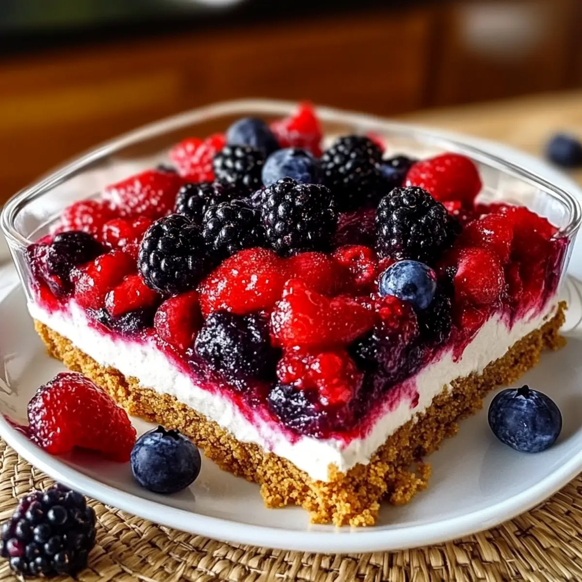 No-Bake Mixed Berry