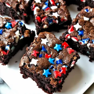 4th of July Brownies