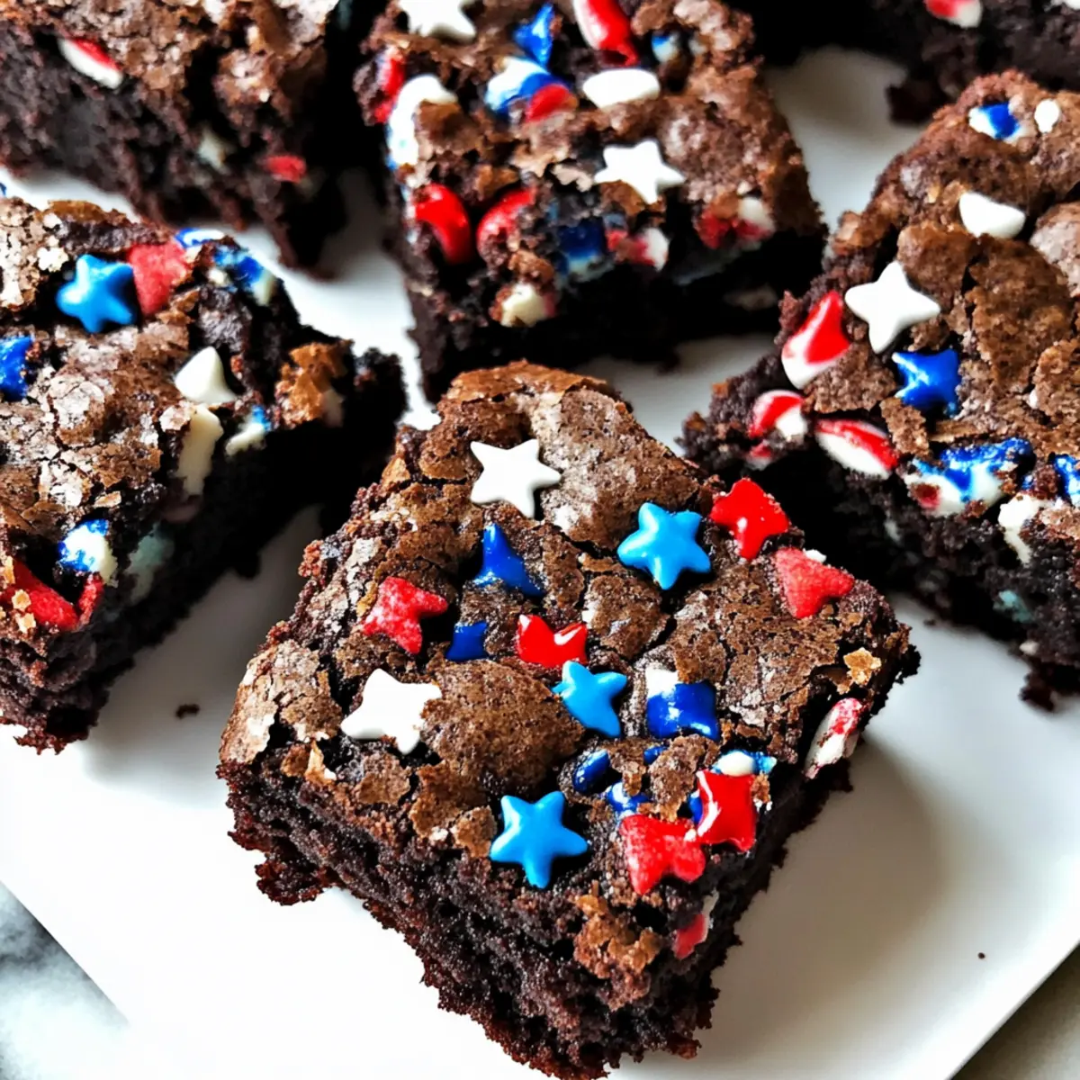 4th of July Brownies