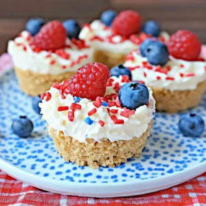 Red White And Blue Cheesecake