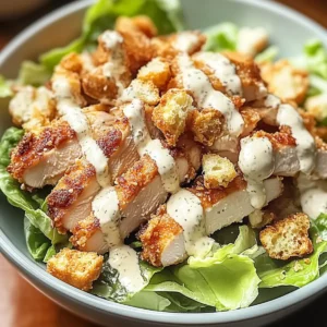 EXTRA Crispy Chicken Caesar Salad